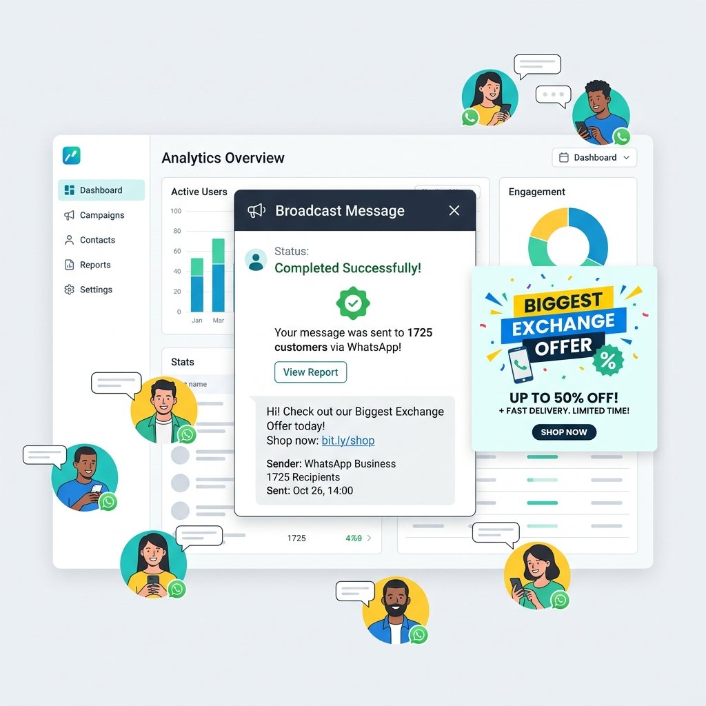 Marketing Broadcast Mockup